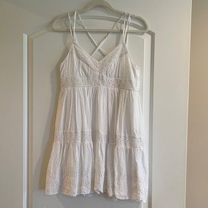American Eagle White Strappy Dress